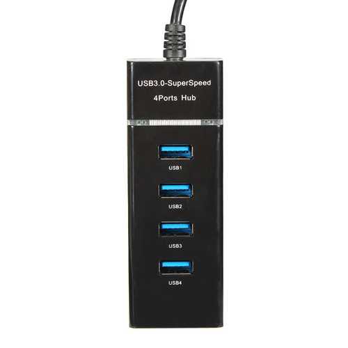 USB 3.0 High Speed 4 Ports HUB Splitter Adapter