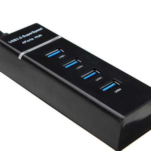 USB 3.0 High Speed 4 Ports HUB Splitter Adapter