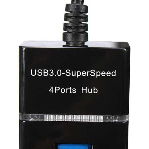 USB 3.0 High Speed 4 Ports HUB Splitter Adapter