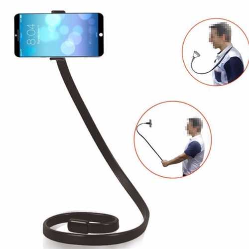 Universal 105CM 360 Degree Flexible Lazy Snake Flat Stand Holder Selfie Stick for Under 6 inch Smartphone