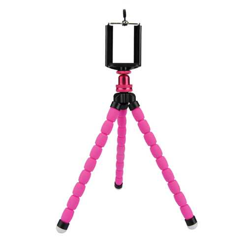 Octopus Flexible 3.5-5.5inch Holder 270mm Tripod Bracket Selfie Stand Monopod For Cell Phone Camera