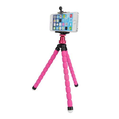 Octopus Flexible 3.5-5.5inch Holder 270mm Tripod Bracket Selfie Stand Monopod For Cell Phone Camera