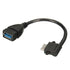 Angled Micro USB 3.0 Male To USB 3.0 Female OTG Cable