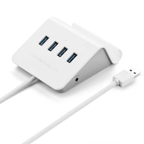 Ugreen High Speed 4 Ports USB 3.0 HUB with Power Adapter Supports OTG Function