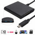 OTG USB 3.1 Type C To 2 Port USB 3.0 Hub + TF SD Card Reader Adapter