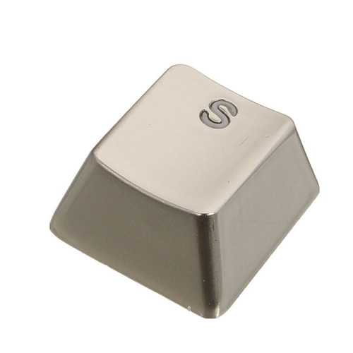 Zinc Alloy Transparent WASD Metal Mechanical Keyboard Keycaps for Cherry MX