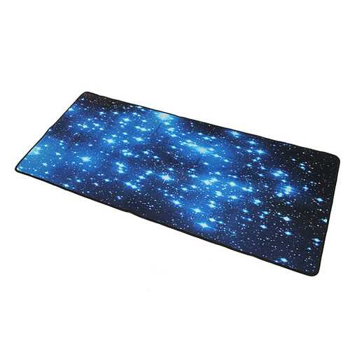 Blue Stars Anti-Slip Neoprene Large Computer Gaming Mouse Keyboard Desk Pad