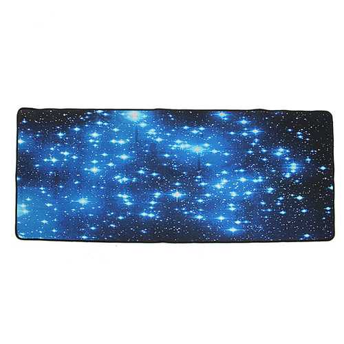 Blue Stars Anti-Slip Neoprene Large Computer Gaming Mouse Keyboard Desk Pad