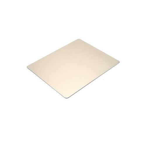 Metal Aluminum Alloy Slim 220x180x2 mm Mouse Pad With Non-slip Rubber Base