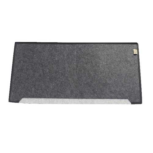 NGWX Super Large Simple Fashion 650x340mm Felt Computer Desk Pad-Brown/Dark Grey