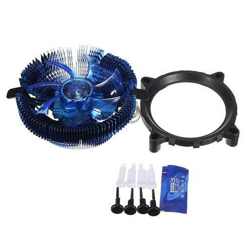 4 PIN PMW Quiet CPU Cooling Fan for Intel LGA775/115X AMD AM2/AM2+/AM3