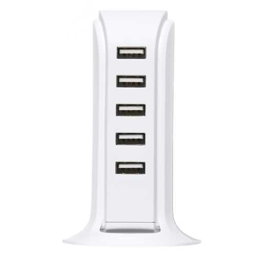 5 Port USB Adapter 30W 6A Travel Wall Rapid Charger Station Hub Phone Tablet