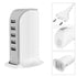 5 Port USB Adapter 30W 6A Travel Wall Rapid Charger Station Hub Phone Tablet