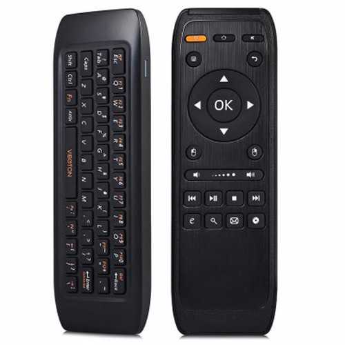 Viboton KB-91 2.4GHz Air Mouse Wireless Keyboard Remote Control Built in Li-ion Battery with USB Receiver