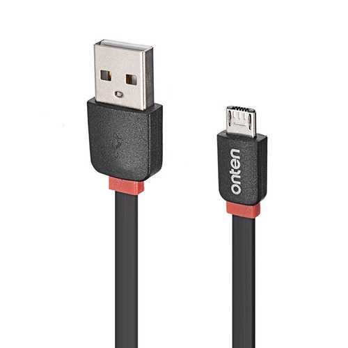 Onten OTN 7326 Lightning to Micro USB flat cable for USB devices