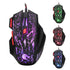 HXSJ H300 Fire Bird 7D 5500 DPI Colorful Backlight Wired Optical Gaming Mouse