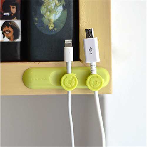 Universal Magnetic Desktop Cable Clips Cord Management Cable Organizer Cable Holder