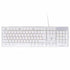 A879W Wired 3-color Adjustable Backlit Gaming Keyboard White