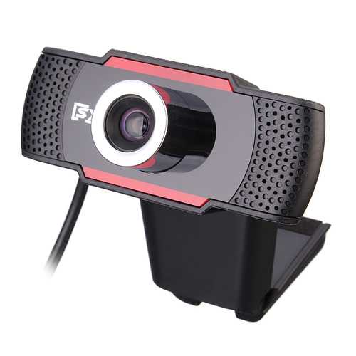 Original HXSJ S30 Foldable 720P HD Webcam Computer Camera with Sound-absorbing Microphone Mic