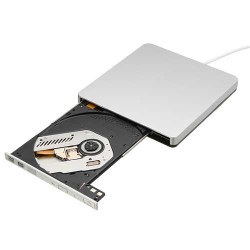 USB External Slot in DVD CD Drive Burner Superdrive for Windows XP/Mac 10 OS