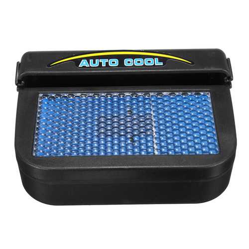 Solar Power Car Window Auto Air Vent Cool Fan Cooler Ventilation System Radiator