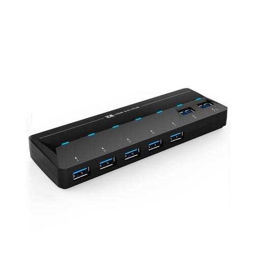 High Speed USB 3.0 7 Ports Hub with 1.5A Quick Charge Port