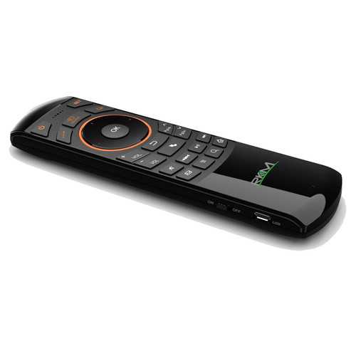 RKM MK705 2.4GHz 3 in 1 Wireless Fly Air Mouse QWERTY Keyboard IR Remote Combo for HTPC Smart TV PC