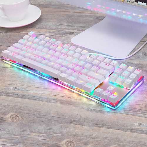 Motospeed K87S 87keys Blue Switch RGB Backlight Mechanical Gaming Wired Keyboard