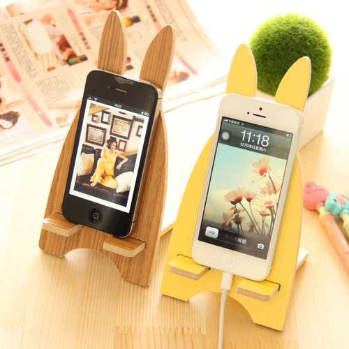 Universal Portable Light Weight Rabbit Mobile Phone Tablet Desktop Holder Stand Lazy bracket