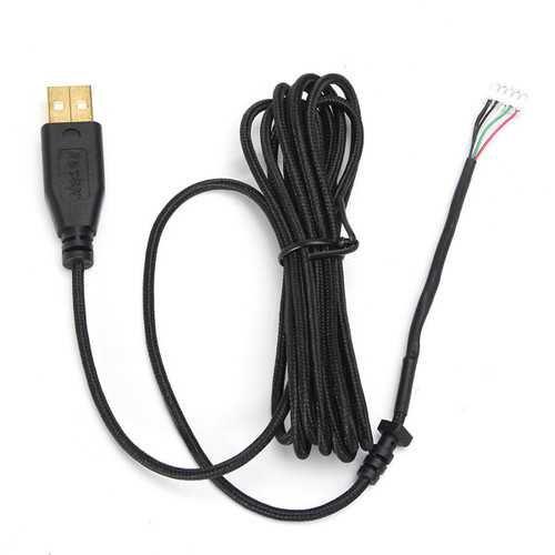 USB Gold Plated Replacement Gaming Mouse Cable For Razer DeathAdder