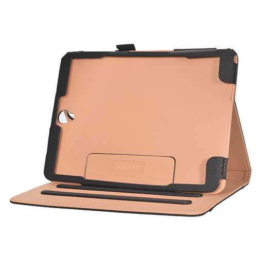 Multi Angle Folio PU Leather Handheld Smart Case Cover for 9.7 Inch Samsung Galaxy Tab S3 Tablet