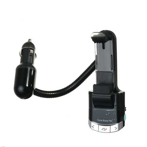 DC 12-24V Bluetooth Hands Free FM Transimittervs USB Car Kit Charger MP3 Player Phone Holder