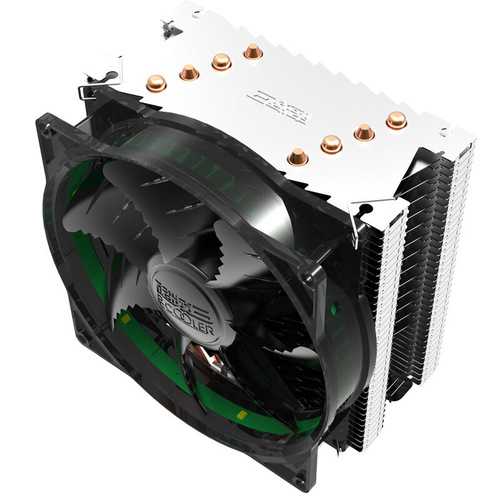 Pccooler Donghai X4 4 Pin 4 Heat Pipes Blue LED CPU Cooler Cooling Fan for Intel AMD