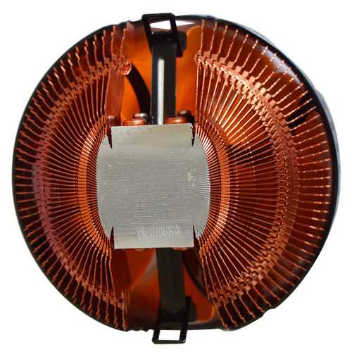 Pccooler E121M 4 Pin 12cm Orange LED CPU Cooler Cooling Fan For Intel LGA775 LGA115X AMD AM2 AM3