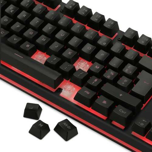 Meco 104Keys RGB LED Effects French German English Layout With Mechanical Handfeel