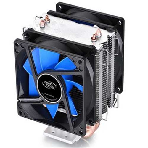 Deepcool 80X80X25mm Double Fan CPU Heat Sink Cooling Fan for LGA1156/775/1150/1155/1151