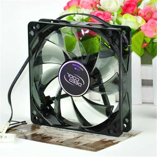 Deepcool 120*120*25mm 3Pin 4Pin Quiet CPU Cooling Fan with LED Light for Desktop PC