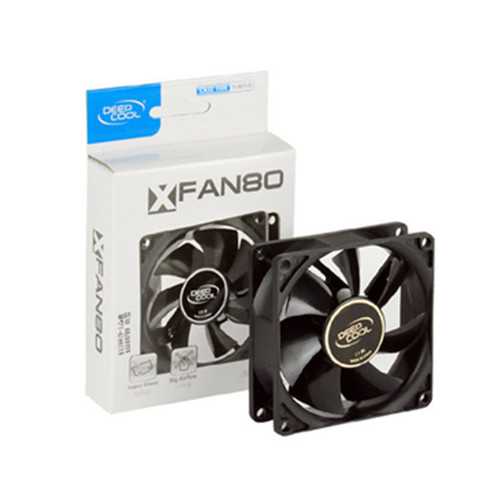 Deepcool XFAN 80 80mm CPU Heatsink Hydro Bearing Cooling Fan for PC Desktop