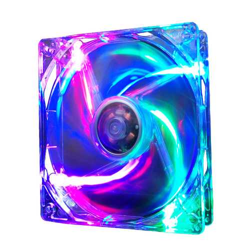 Pccooler F1210 3 Pin 12CM Multiple Colors Colorful LED Computer Case Cooler Cooling Fan