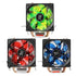 LED Double Heat Pipe Dual Fan Quiet CPU Cooler Cooling Fan Heat Sink For LGA 1155 775 1156 AMD