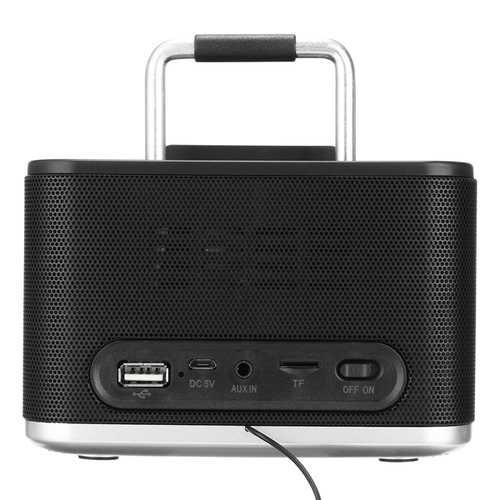 TWS LCD Bass Remote control Portable HiFi Hand-free Wireless Bluetooth Speaker