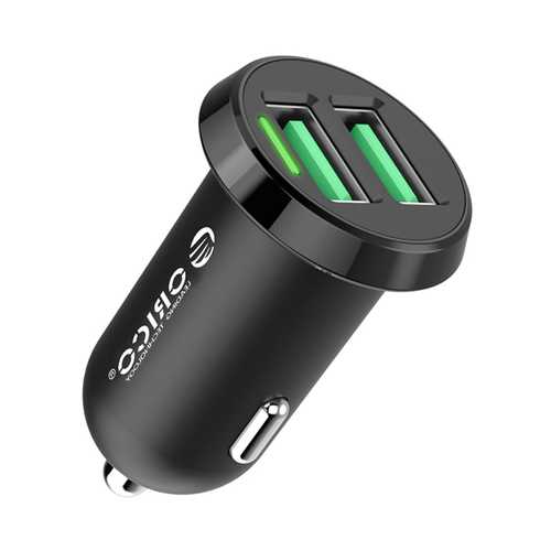 ORICO UCE-2U 17W 3.4A Intelligent 2 Ports USB Car Charger For iphone7/7Plus Samsung S8 Xiaomi 6