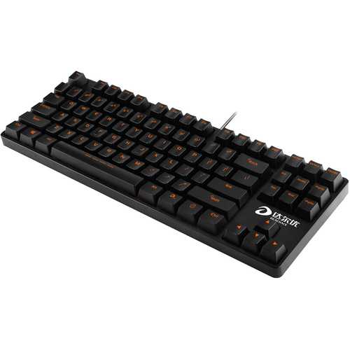 Dareu DK100 87Keys Black Brown Switch Gaming Mechanical Keyboard With Anti-Ghosting For Desktop