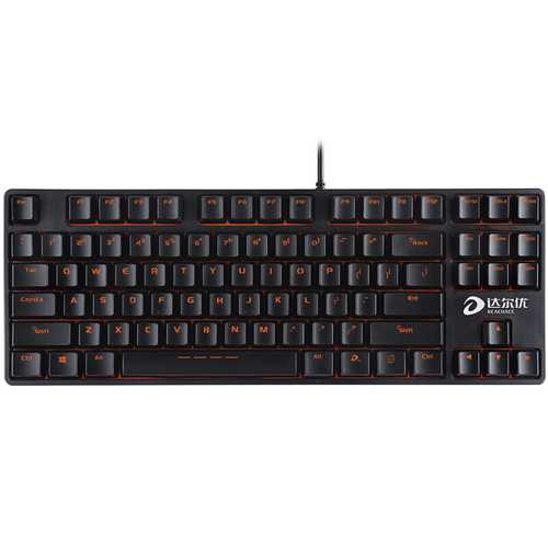 Dareu DK100 87Keys Black Brown Switch Gaming Mechanical Keyboard With Anti-Ghosting For Desktop