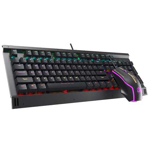 Dareu EK812T 104Keys LED Backlight Keyboard Mouse Combos Professional Gaming Mechanical Keyboard