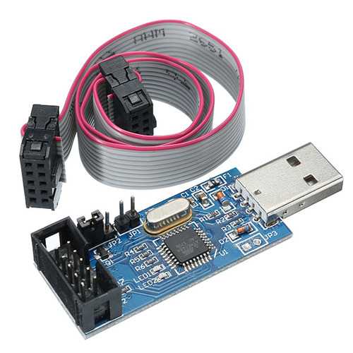 3pcs 3.3V / 5V USBASP USBISP AVR Programmer Downloader USB ISP ASP ATMEGA8 ATMEGA128 Support Win7 64K Over-Current Protection Function With Download Cable