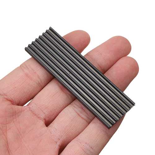 Aluminum Cooling Heat Sink Thermal Pad Black For SM961 960PRO M.2 NGFF NVMe 2280