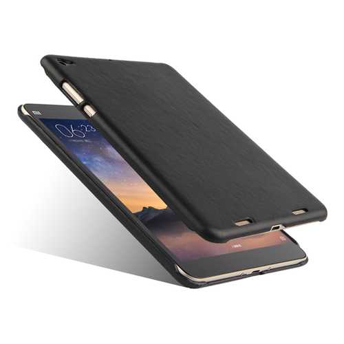 PU + PC Tablet Case Protector Back Cover for Xiaomi Mi Pad 3 - BLACK