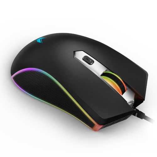 Rapoo V29S 7000DPI USB Wired RGB Backlit Optical Gaming Mouse