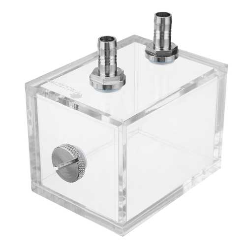 G1/4 Acrylic 250ml Water Tank With 2 Connector For PC CPU Liquid Cooling System